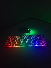 CHONCHOW 60% Wireless Gaming Keyboard and Mouse Combo RGB Backlit Black  picture
