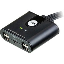 Aten - US424 - ATEN 4-Port USB Peripheral Sharing Device - USB - 480 MB/s - picture