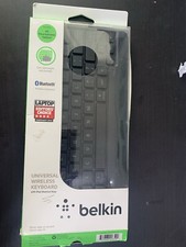 Belkin F5L137 Universal Wireless Bluetooth Keyboard with iPad Shortcut Keys picture