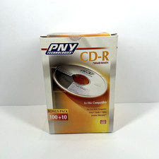 PNY Technologies CD-R 700MB 80Min Blank Recordable Discs 110 Pack 1x-16x picture