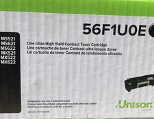 Lexmark 56F1U0E Black Ultra High Yield Corporate Toner Cartridge 25K Pages picture