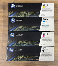HP 201X Black, Cyan, Magenta, Yellow High-yield Toner Cartridges (4-pack) picture