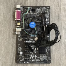 Asrock H81 Pro BTC R2.0 Motherboard and Intel Celeron G1840 CPU picture