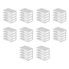 10 Pack 14x14x10mm Electronic Cooler Radiator w/ Thermal Paste for MOS & IC Chip picture