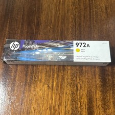 Genuine HP 972A Yellow Cartridge Brand New Open Box EXP Nov 2020 picture