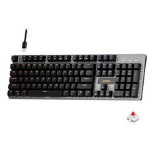 Newmen GM325Pro Mechanical Keyboard 104 Keys Rainbow LED Red picture