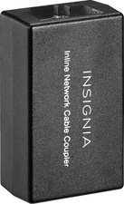 Insignia In-Line Network Cable Coupler Cat-5/5E RJ-45 - Black NS NS-PNWIC50 picture
