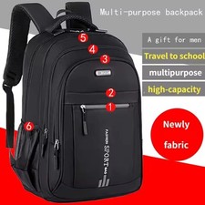 Large Capacity Ladies Backpack Travel Laptop Bag School Nylon Double Shoulder picture