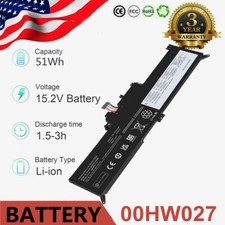 Battery Genuine For Lenovo ThinkPad Yoga 260 370 X380 00HW026 00HW027 01AV433 picture
