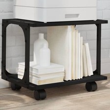 Printer Stand 2-Tier Black 16.1