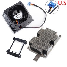 New For Dell R540 2nd CPU Upgrade Kit Heatsink 01CW2J Fans H3H8Y Cage 0XPDVP picture