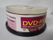 Verbatim DVD-RW Rewritable Disc DISC - Pack Of 30 - 4.7 GB  Brand New picture