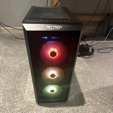 Skytech Chronos Mini Gaming PC Towering Performance MSI Mech RX 6600 16GB RAM 1T picture
