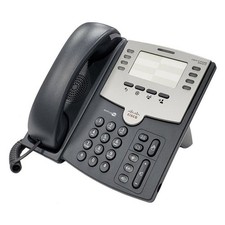 Cisco Spa501g 8 Line Fixed Phone Horned IP Voip Poe PC Handsfree_ picture