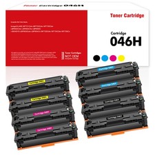 8PK 046H Toner Cartridge Set for Canon 046 H Color imageCLASS MF733cdw LBP654Cdw picture