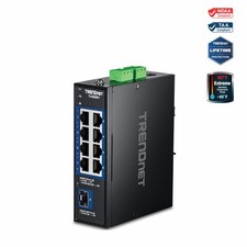 TRENDnet TI-G5091 9-Port Industrial 2.5G DIN-Rail Switch with 10G SFP+ Port picture