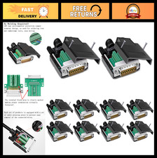 10PCS Solderless DB15 RS232 Serial Male Adapter 15 Pin Terminal Connector picture