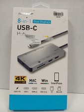 Inland 8-in-1 Dual Display USB-C Hub picture