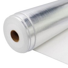 190 mil Heat Shield Aluminum Foil Mat High Temperature 2300℉ Ceramic Fiber Ba... picture