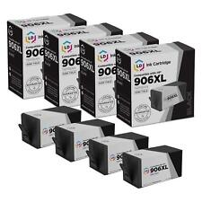 LD Products 4PK Replacement for HP 906XL 902XL Extra HY Black Ink Cartridges picture