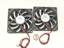 2 Pieces 8010s Gdstime 5V 2pin 80x80x10mm DC Cooling Fan large brushless picture