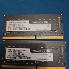 Team Group Elite 32GB (2 x 16GB) DDR4-3200 SODIMM RAM Memory Kit picture