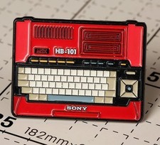 retro MSX Sony Hit bit HB-101 hitbit Computer Enamel Pin picture