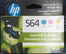 GENUINE HP 564 Color Combo 3-Packs EXP:2026 picture