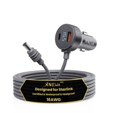 3M/10FT Mini Car Adapter & 3-in-1 Power Cable for Starlink Satellite Internet picture