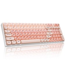 ZORNHER ZH100 Foundation Mechanical Keyboard,98% Pink Creamy Keyboard with Nu... picture