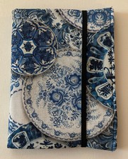 Blue Plate Design Kindle Case New 4&7/8 In. by 6&7/8 in.KINDLE NOT INCLUD picture