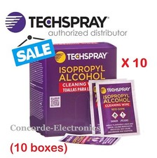 TechSpray 1610-50PK  IPA Alcohol Wipes | 50 wipes/bx (10 bx) OVERSTOCK | REG 320 picture
