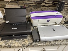 Lot of 3 Printers: Canon PIXMA Mobile (iP90, iP110) & HP DeskJet 3700 picture