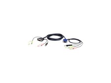 ATEN USB VGA to DVI-A KVM cable w/Audio 2L7DX3U picture