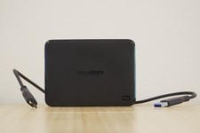 Western Digital EasyStore 5 TB Hard Drive WDBAJP0040BBK ~ /returns picture