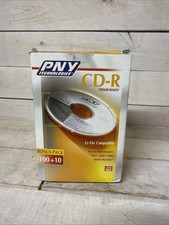 PNY Technologies CD-R 700MB 80MIN  1x-16x Compatible 100 + 10 = 110 Blank Discs picture