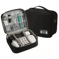 Cable Storage Bag Waterproof Digital Electronic Organizer Portable USB Data Line picture