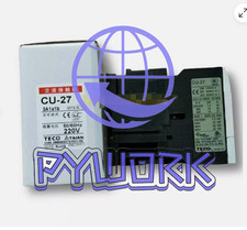 1Pcs New TECO AC Contactor CU-27 3a1a1b AC24V 36V 48V 110V 220V 380V Genuine picture