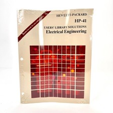 HP-41C User’s Library Solutions Electrical Engineering 00041-90088 New Sealed picture