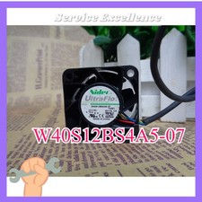 One Nidec UltraFlo W40S12BS4A5-07 Cooler Cooling Fan 12V 0.73A 4-Pin 40x40x28mm picture