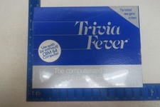 NEW SEALED Trivia Fever Board Game 1984 Computerized CBM 64 Vintage Retro picture
