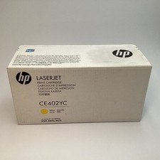 HP CE402YC LaserJet Yellow Toner Cartridge for Enterprise M551 M570 M575 - 2019 picture