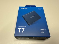 NEW SAMSUNG T7 2TB PORTABLE SSD 1050MB/s WINDOWS MAC ANDROID MU-PC2T0T/AM GEN 2 picture