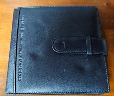 Vintage Apple Twentieth Anniversary Macintosh leather CD wallet with CDs picture