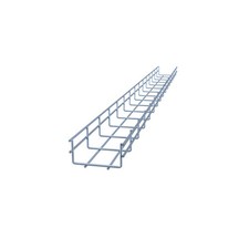 NavePoint Electro Zinc Plated Wire Mesh Cable Tray, 3.94