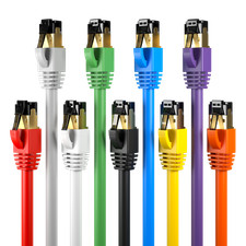 CAT8 Network Cable Ethernet Patch Cord 26AWG Copper SFTP Wire Router Modem Lot picture