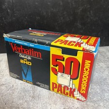 Verbatim DataLife 3.5” Floppy Disks 2HD IBM Format Lot of 25 Vintage Open Box picture