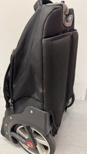 Aoking Rolling Wheeled Trolley Backpack — Black | Telescoping Aluminum Handle picture