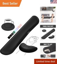 Upgrade Enlarge Silky and Superfine Fabric Gel Memory Foam Keyboard Wrist Res... picture