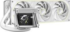 TRYX Holo 360mm AIO Cooler Holographic Visual GIPHY Asetek 280w TDP (White) picture
